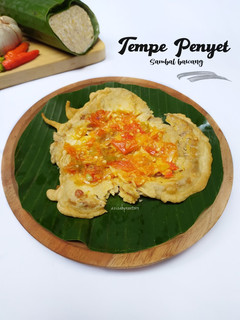 Foto resep Tempe penyet Sambal bawang