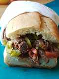 Italian beef with Italian cherry pepper giardiniera