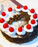 Eggless Black Forest cake