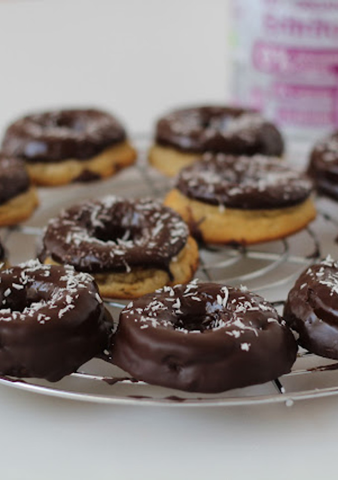 Una foto de Donuts de plátano