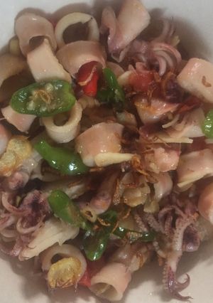 Foto resep Cumi Asin Cabe Ijo