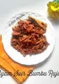 Ayam suir bumbu rujak