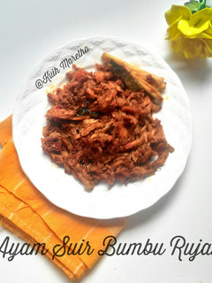Foto resep Ayam suir bumbu rujak