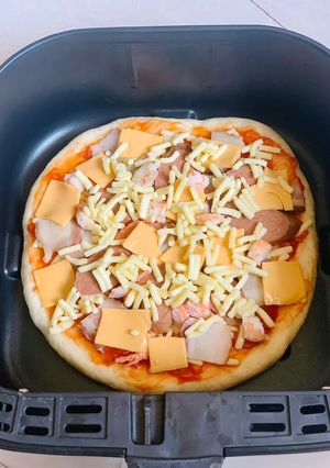 Hình của món Pizza (nồi chiên ko dầu).