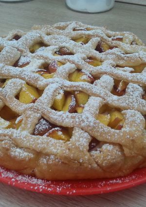Barackos-túrós pite recept fotója