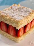 Gâteau moelleux fraise pistache