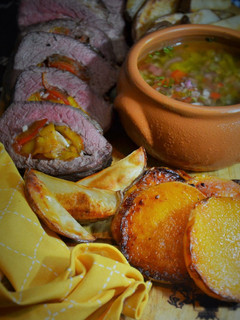 Una foto de Colita de cuadril rellena