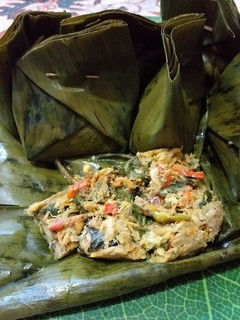 Foto resep Pepes teri nasi+rebon basah