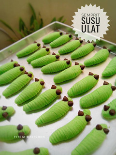 Foto resep Semprit Susu Ulat