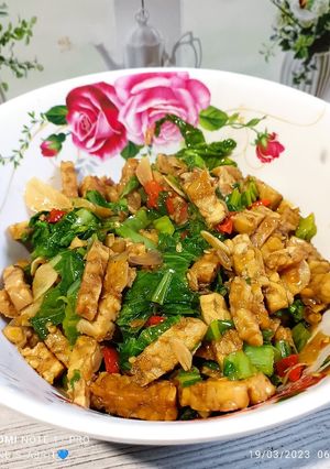 Foto resep Tumis Tempe & Sawi Pahit