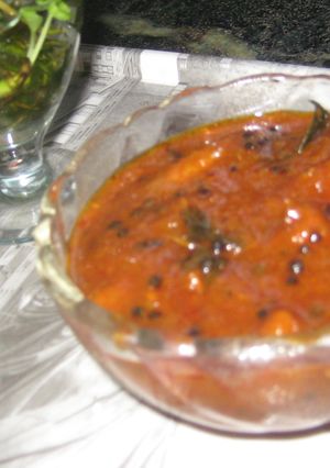 A picture of Currynaranga pickle.