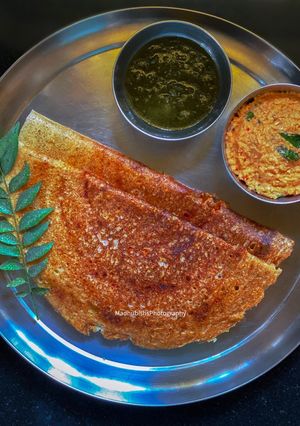 A picture of Millet Dosa.