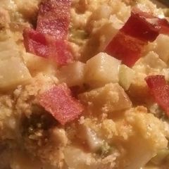 A picture of Potato & Broccoli Casserole.