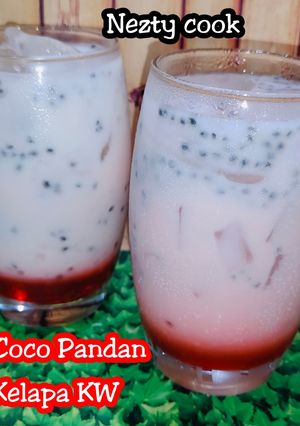 Foto resep Es coco pandan kelapa kw