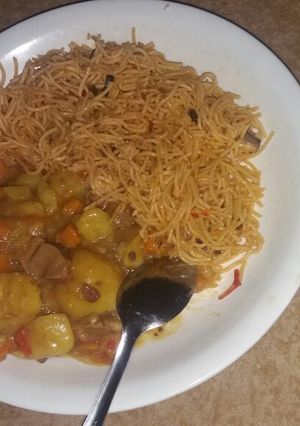 A picture of Patotes casserole.