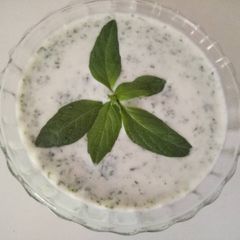 Hung curd Bathua dip (chenopodium & hung curd dip) A picture of Hung curd Bathua dip (chenopodium & hung curd dip).