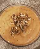 HELADO DE BANANA, DURAZNO Y NUECES (apto veganos)