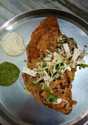 A picture of Besan chila.