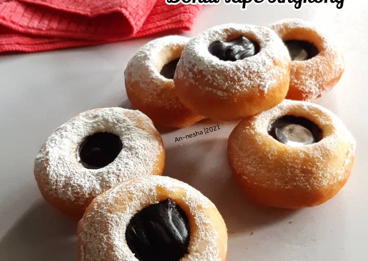 Resep 109.Donut Tape Singkong/eggless | Cara Membuat 109.Donut Tape Singkong/eggless Yang Sedap