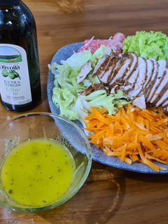 Foto resep Vegetables Chicken Salad Olivoila /Salad Sayur Ayam Olivoila