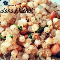 A picture of Sabudana Khichdi.