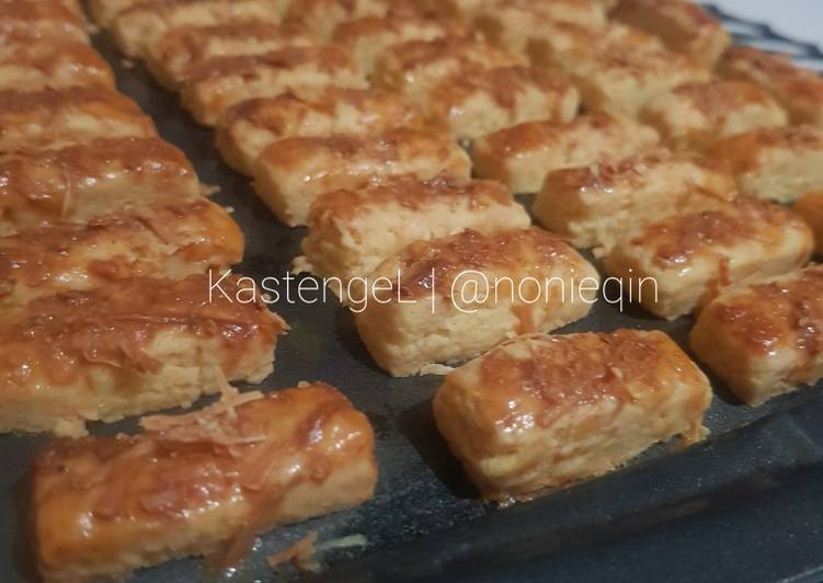 Resep KASTENGEL / KUE KERING KEJU, Enak