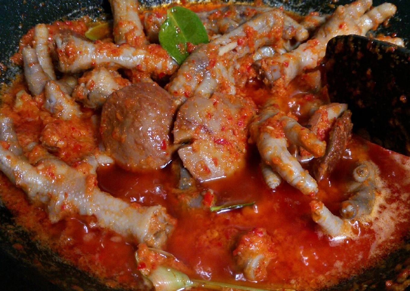 Jengkol x ceker balado