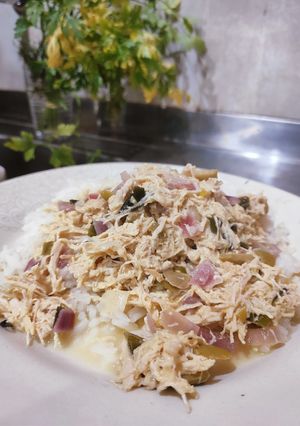 Una foto de Pollo a la crema y limón