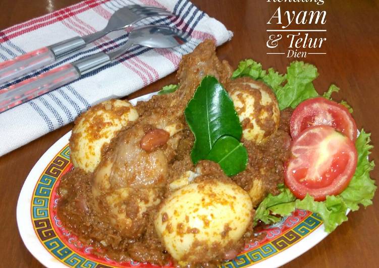 Resep Rendang Ayam &amp; Telur Anti Gagal