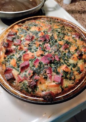 A picture of Healthy quiche.