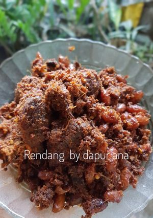 Foto resep Rendang sapi dan kacang merah