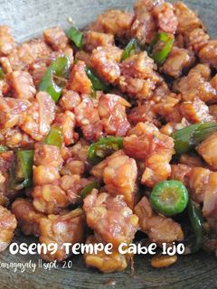 Foto resep Oseng Tempe Cabe Ijo