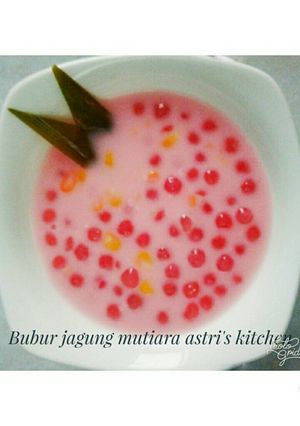 Foto resep Bubur jagung sagu mutiara