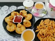 A picture of samosa spices