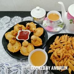 A picture of Duck 🦆 Shaped Samosa Recipe.