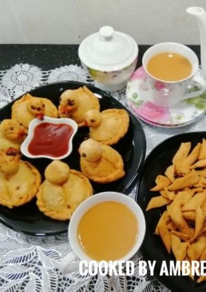 A picture of Duck 🦆 Shaped Samosa Recipe.