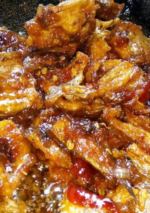 Foto resep Ikan Asin Balado #DiulekAsyik #pekaninspirasi #cookpadcommunity