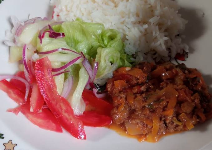 Step-by-Step Guide to Prepare Speedy Minced Meat &amp; Coconut Rice