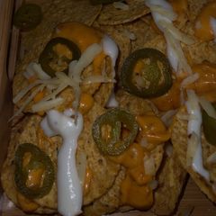 A picture of Homemade Loaded Nachos.