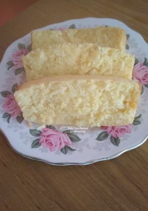 Foto resep Bolu Tape Kelapa (2 telur, gluten-free, casein-free)