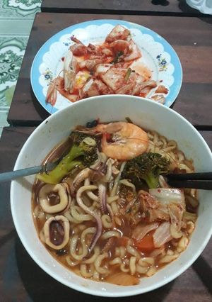 Hình của món Mì cay ngon như quán.