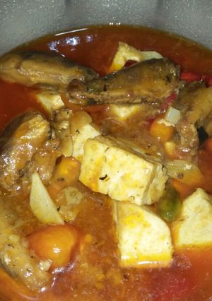 Foto resep Tumis sarden banten + tahu