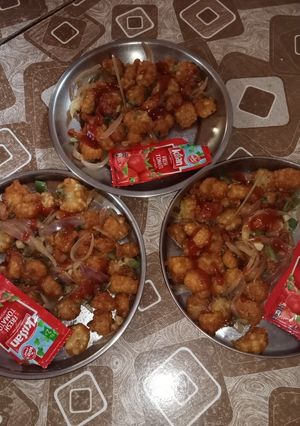A picture of Baby corn manchurian.
