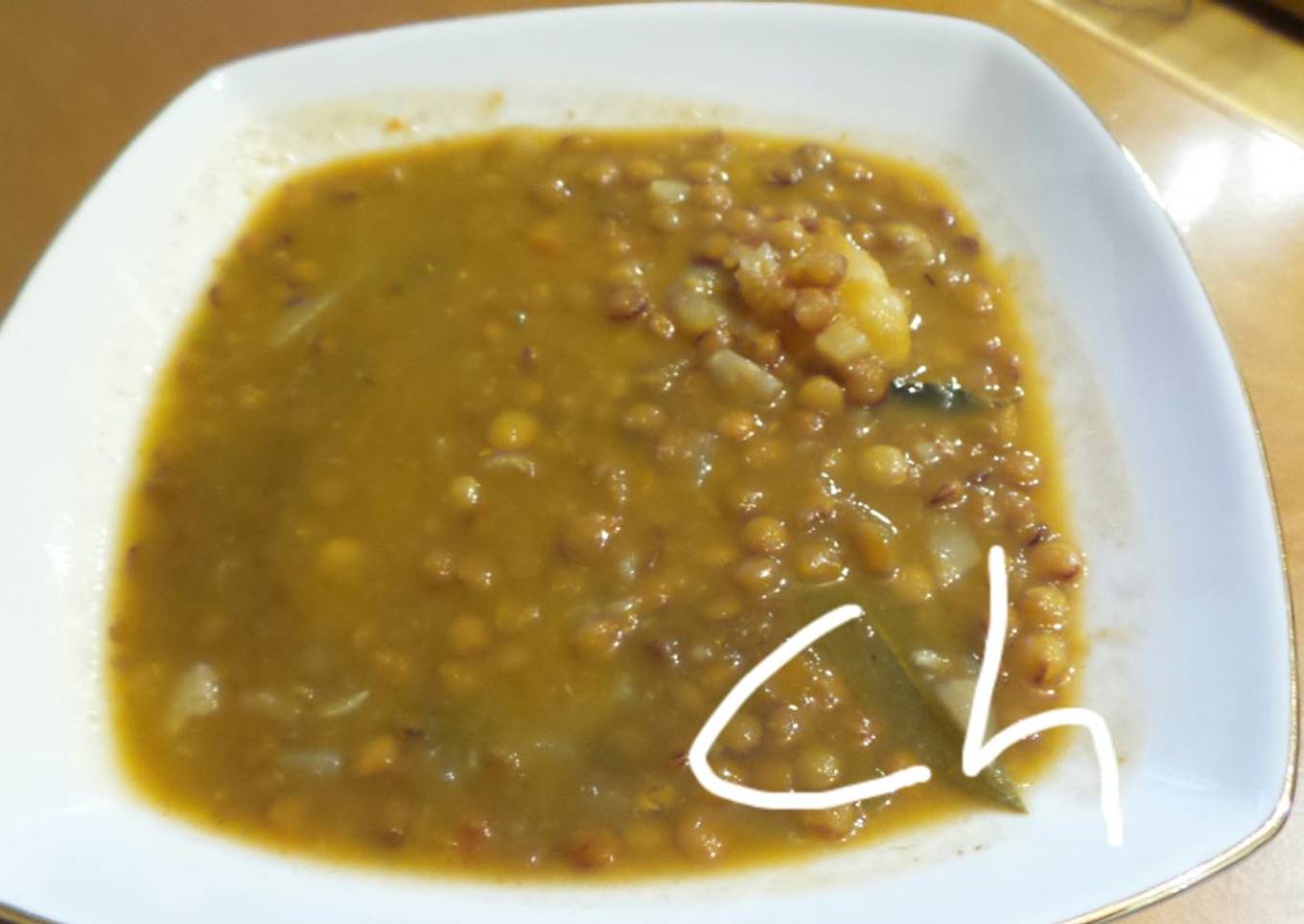 Lentejas con verdura