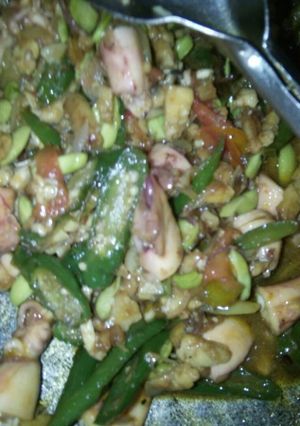 Foto resep Cumi asin campur tempe pete cabe ijo