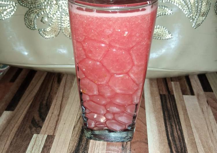 Simple Way to Prepare Speedy Watermelon Juice 🍉