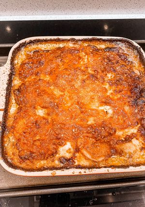 A picture of My Godmother’s Potato Bake.