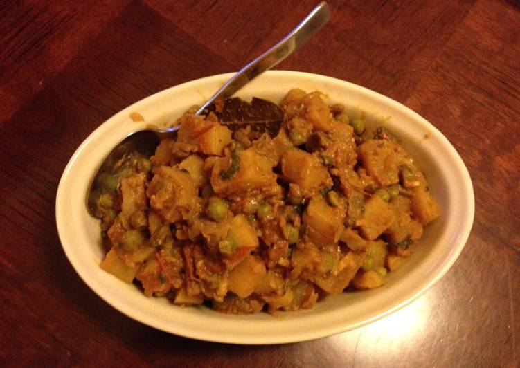 Sunday Fresh Potato N Mushroom Curry