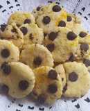Galletitas de Naranja y Chips de Chocolate  Veganas