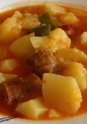 Una foto de Patatas con chorizo